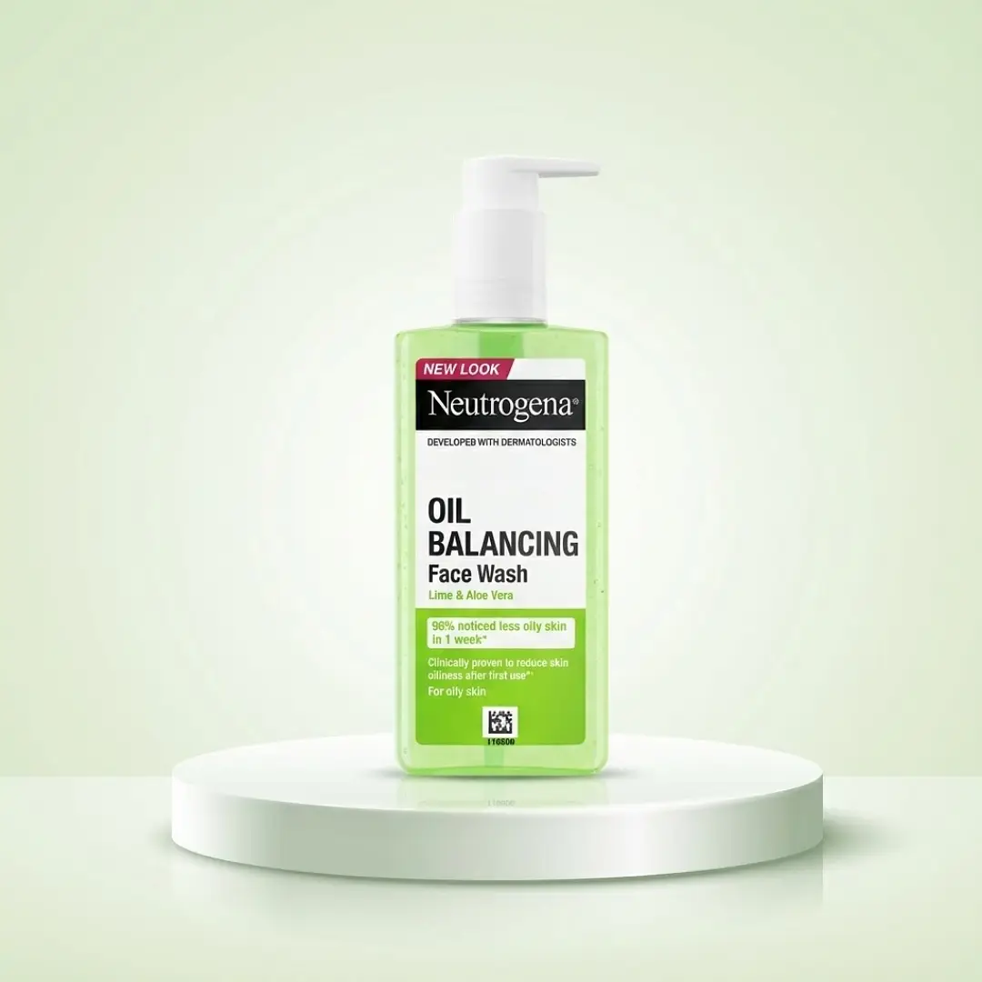 Neutrogena Oil Balancing Lime & Aloe Vera Facial Wash 200ml