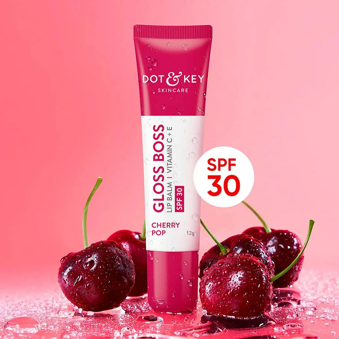 dot & key vitamin c lip balm DOT & KEY Gloss Boss Vitamin C+E Tinted Lip Balm: Cherry Po…