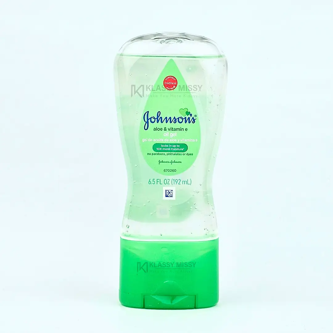 Johnson's Baby Oil Gel 192ml with Aloe Vera & Vitamin E