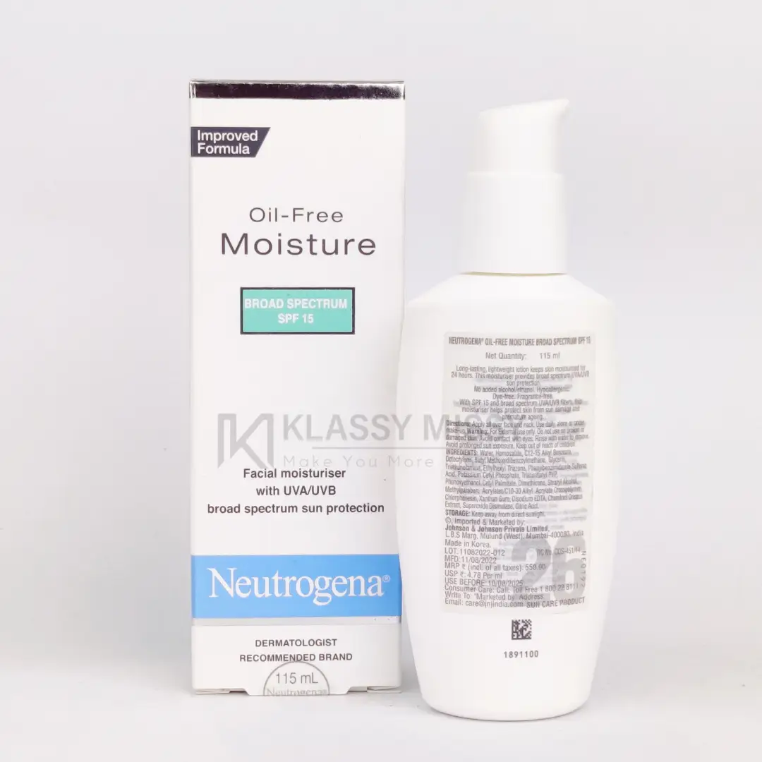 Fascinating Neutrogena Oil Free Moisture With Sunscreen Photos
